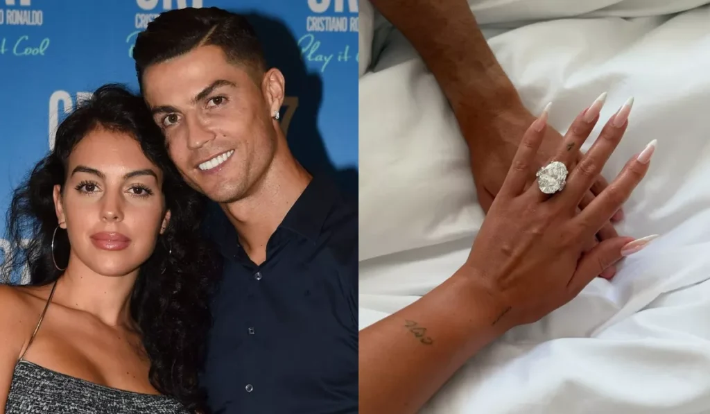 Cristiano Ronaldo Gifts Georgina Rodríguez the World’s Biggest Engagement Ring