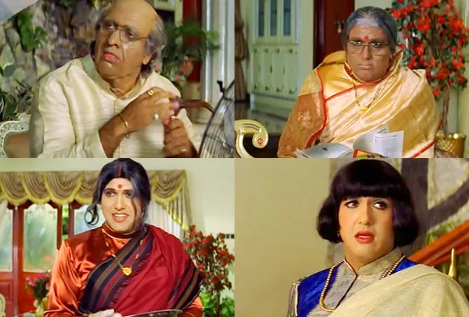 Indian actors multiple roles in one film
