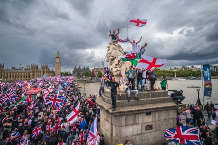UK immigration protests 2025